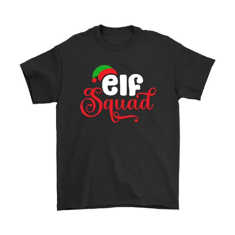 winter beige T-shirts -ELF SQUAD Christmas Unisex T-Shirt