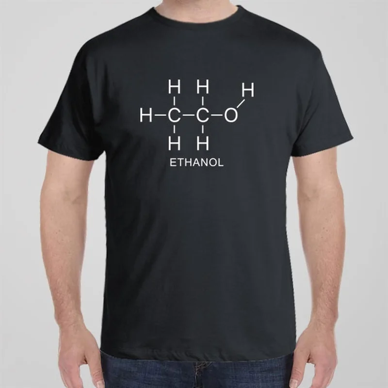 bold white T-shirts -Ethanol Formula - T-shirt