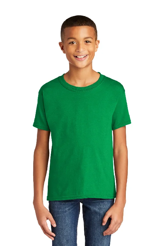 minimalist yellow T-shirts -Gildan Youth Softstyle Short Sleeve Crewneck T-Shirt - Irish Green