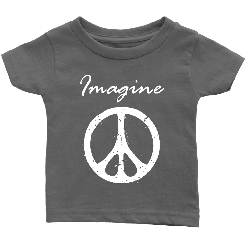 party red T-shirts -IMAGINE PEACE Short Sleeve Infant T-Shirt