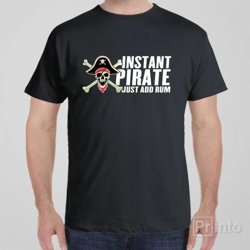 bold purple T-shirts -Instant pirate - T-shirt