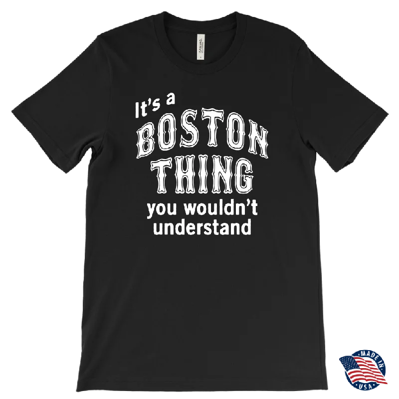 trendy green T-shirts -IT'S A BOSTON THING Men's T-Shirt