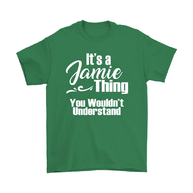 pastel indigo T-shirts -IT'S A JAMIE THING. YOU WOULDN'T UNDERSTAND. Unisex T-Shirt