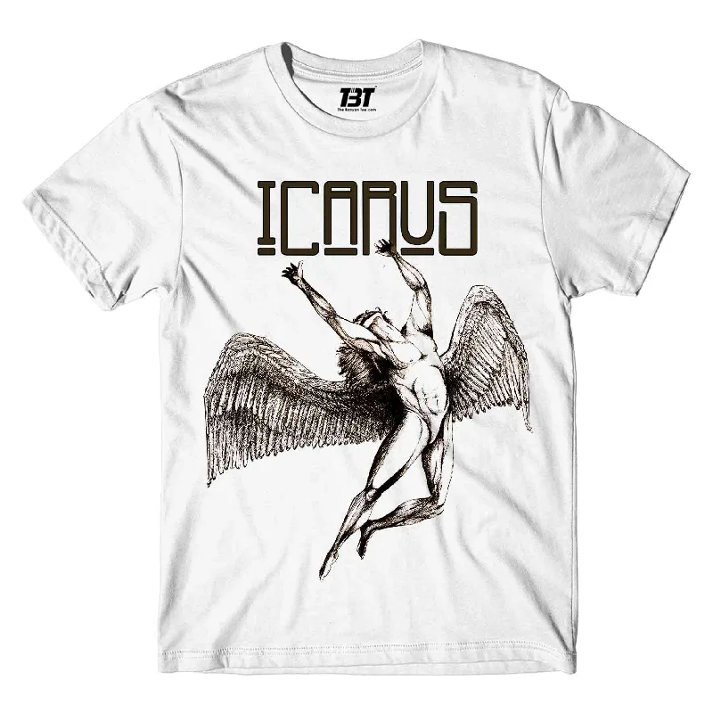 lightweight purple T-shirts -Led Zeppelin T shirt - Icarus