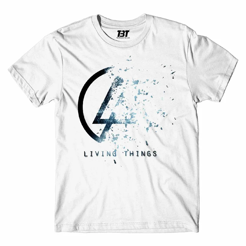 vintage yellow T-shirts -Linkin Park T shirt - Living Things