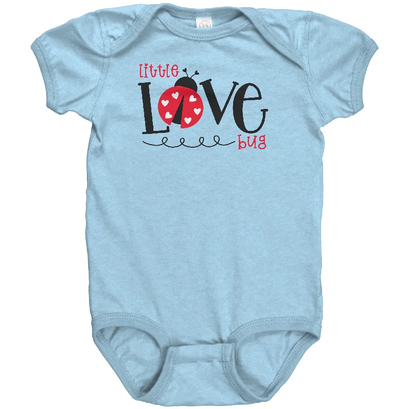 retro red T-shirts -Little Love Bug One Piece Snap Baby's Bodysuit Ladybug