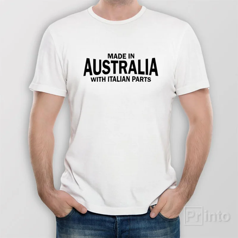 plain green T-shirts -Made in Australia with Italian parts - T-shirt