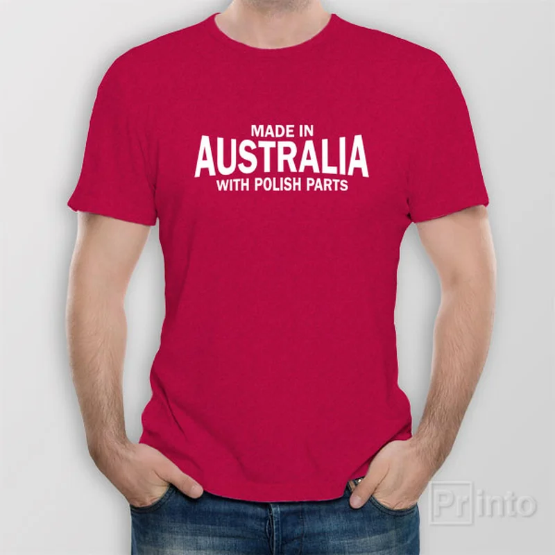 moisture-wicking yellow T-shirts -Made in Australia with Polish parts - T-shirt