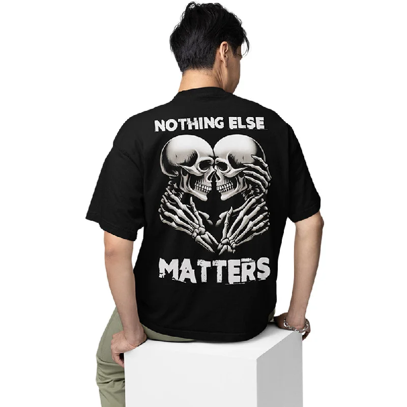 classic grey T-shirts -Metallica Oversized T shirt - And Nothing Else Matters