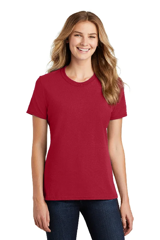 summer teal T-shirts -Port & Company Womens Core Short Sleeve Crewneck T-Shirt - Red