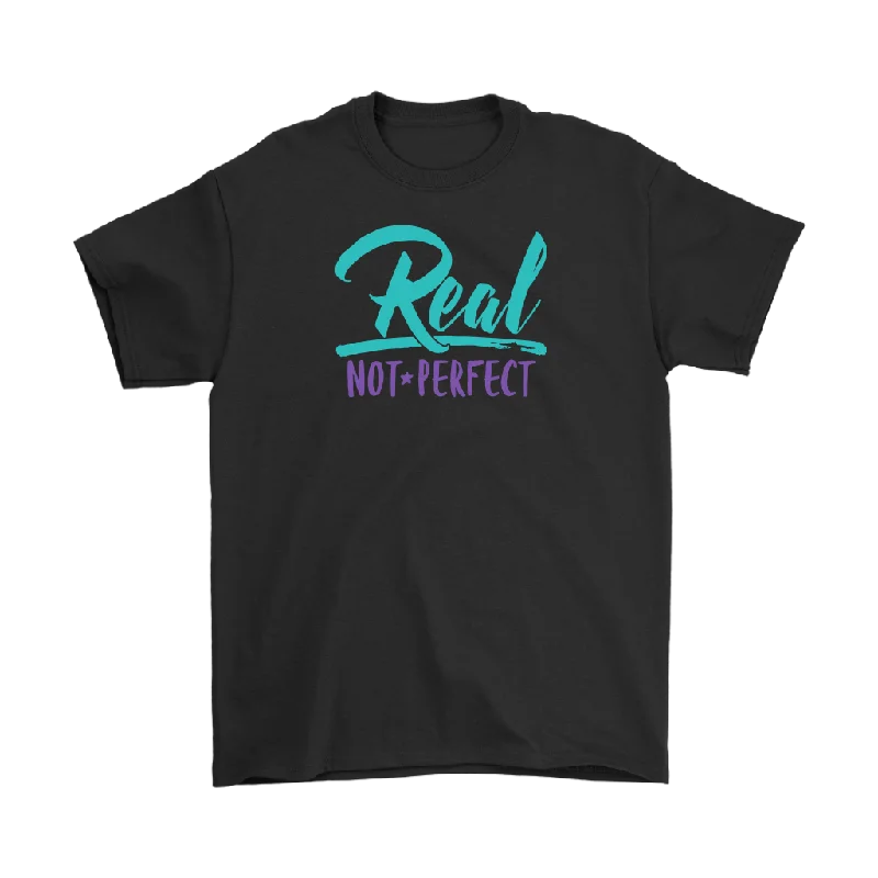 urban purple T-shirts -Real, Not Perfect Men's T-Shirt