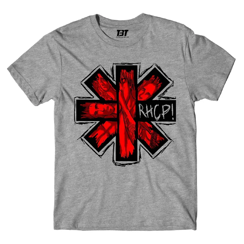 summer white T-shirts -Red Hot Chili Peppers T shirt - Red Hot Art