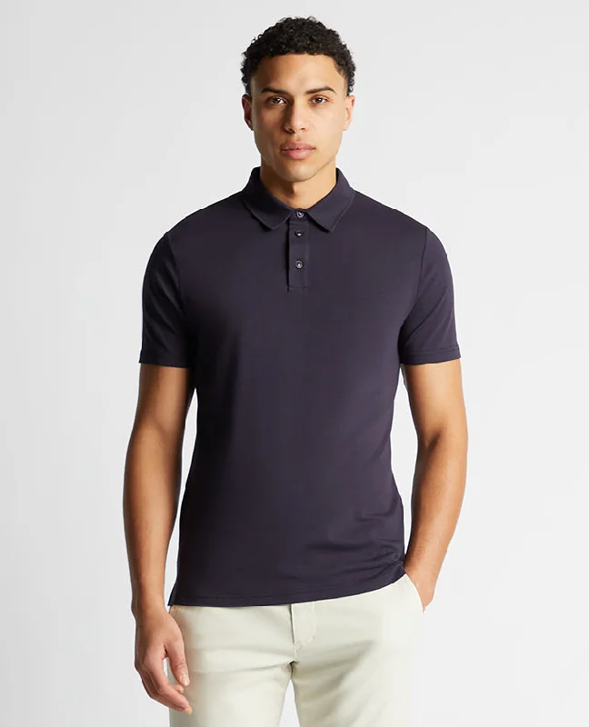 summer teal T-shirts -Relaxed Fit Tencel Polo