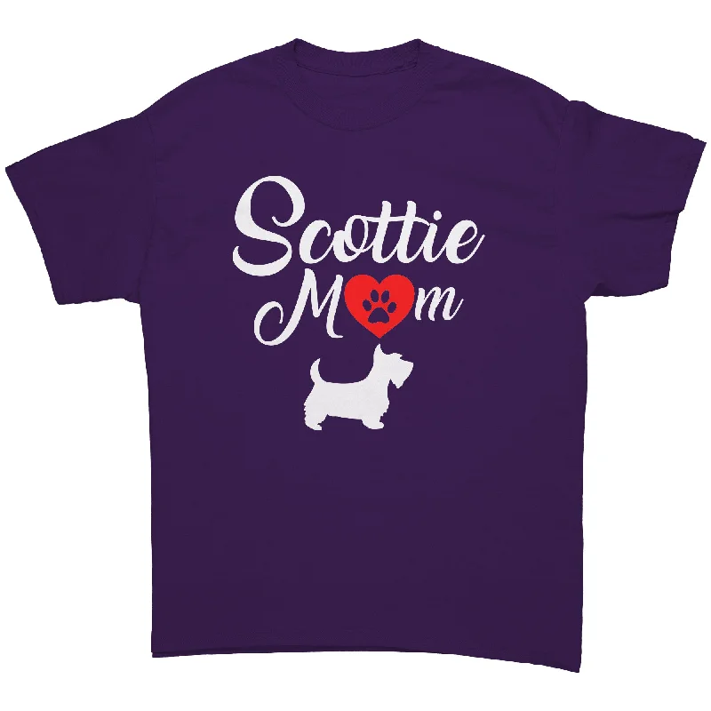 camouflage brown T-shirts -Scottie Mom Unisex T-Shirt