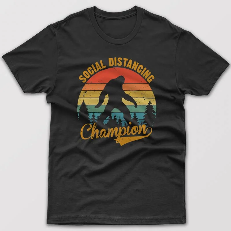 holiday grey T-shirts -Social Distancing Champion - T-shirt