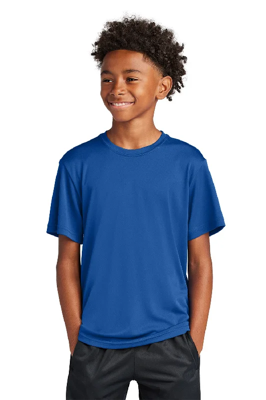 summer indigo T-shirts -Sport-Tek Youth Competitor Moisture Wicking Short Sleeve Crewneck T-Shirt - True Royal Blue