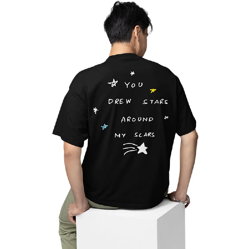 men’s black T-shirts -Taylor Swift Oversized T shirt - Cardigan