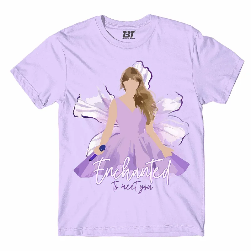 plain brown T-shirts -Taylor Swift T shirt - Enchanted