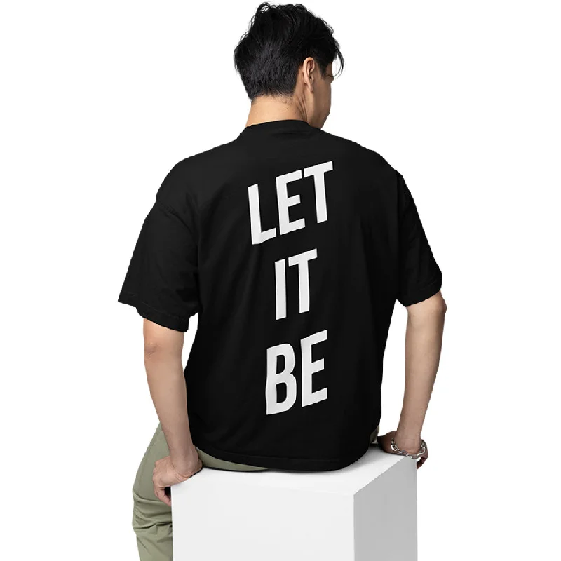 men’s orange T-shirts -The Beatles Oversized T shirt - Let It Be