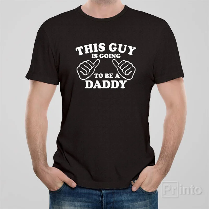 team yellow T-shirts -This guy is going to be a Daddy - T-shirt