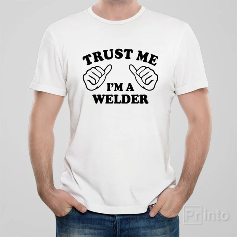 workout brown T-shirts -Trust me - I am a welder - T-shirt