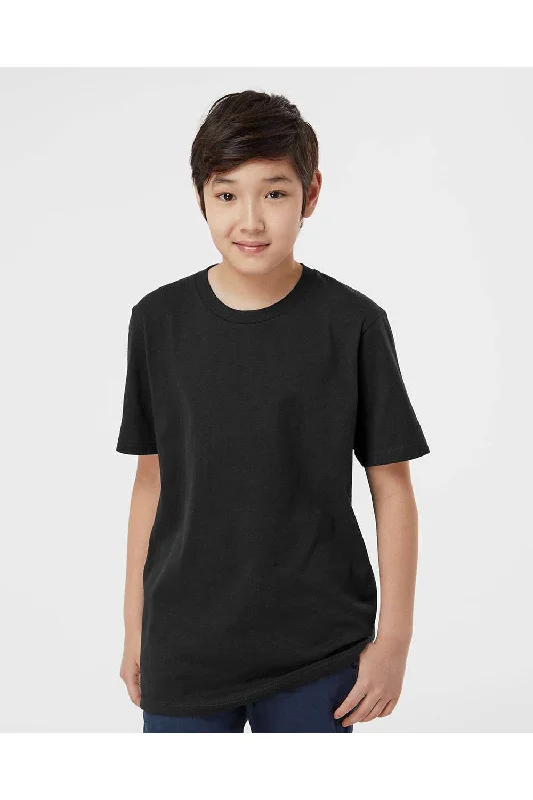 kids green T-shirts -Tultex Youth Jersey Short Sleeve Crewneck T-Shirt - Black