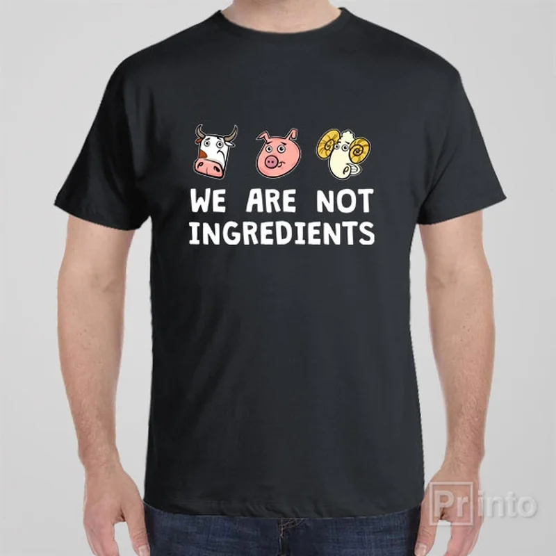 tie-dye orange T-shirts -We are not ingredients - T-shirt