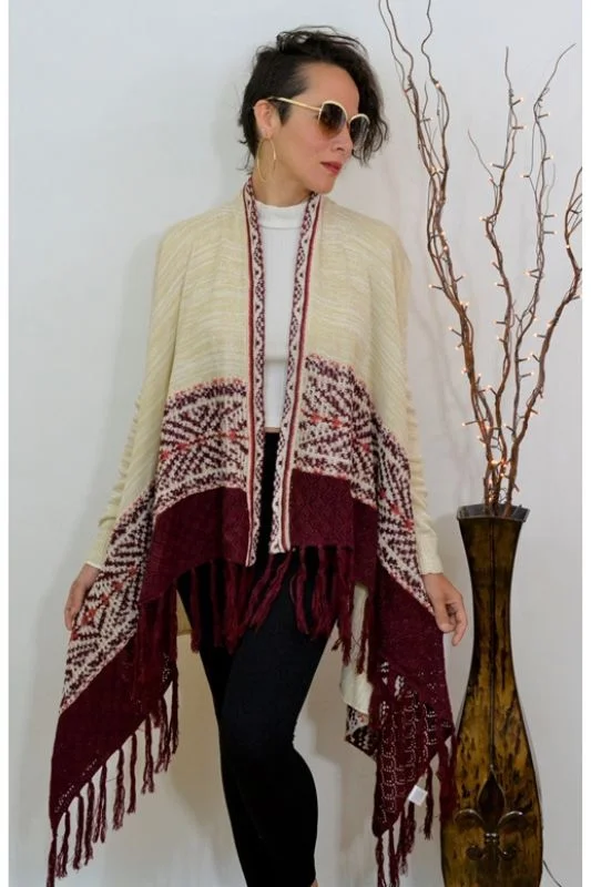 cardigan for lazy days -Almost Famous Fringe Cardigan