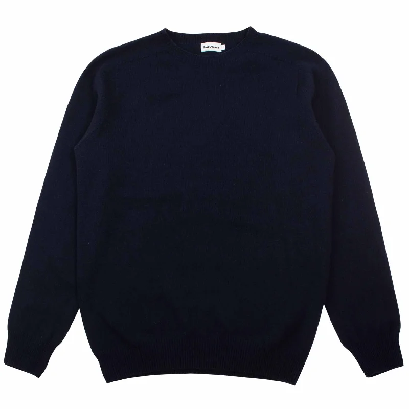 pullover sweater pearl -Lost & Found Lambswool Sweater Bl-avy