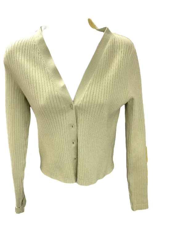 cardigan with drape -Reformation Women's Cardigan Lime M