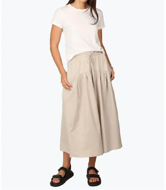 minimalist green skirts -James Skirt In Khaki