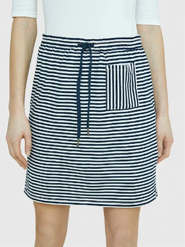 minimalist orange skirts -Liea Striped Skirt In Ny1