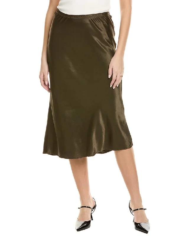 polyester green skirts -Michael Stars Leila Skirt