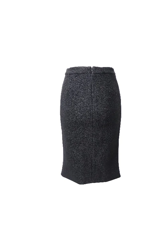 breathable green skirts -Proenza Schouler Pencil Skirt in Black Viscose