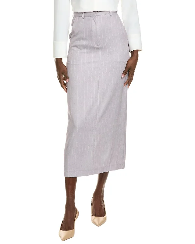 stylish white skirts -To My Lovers Maxi Skirt