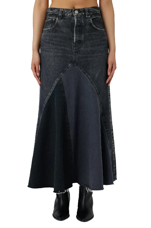 breathable teal skirts -Vicksburg Skirt In Black