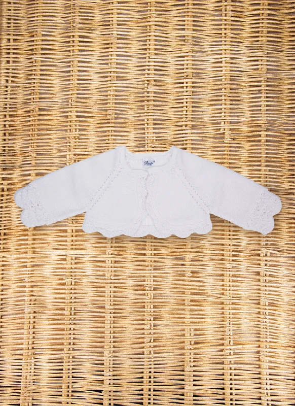 cardigan for pets -Cropped Cardigan Pure Cotton