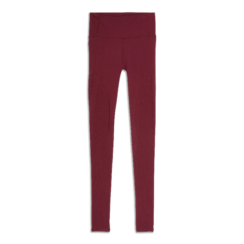 pleated brown pants -Reveal Legging - Resale