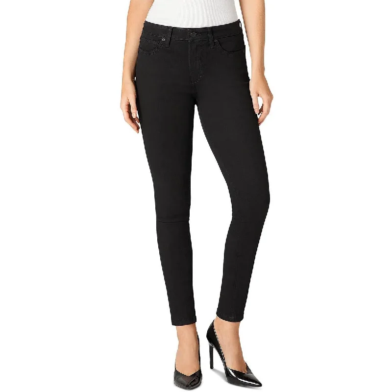 business beige pants -Womens Ankle Mid Rise Skinny Jeans