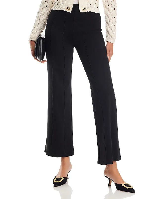 formal white pants -Womens Pull On Solid Dress Pants