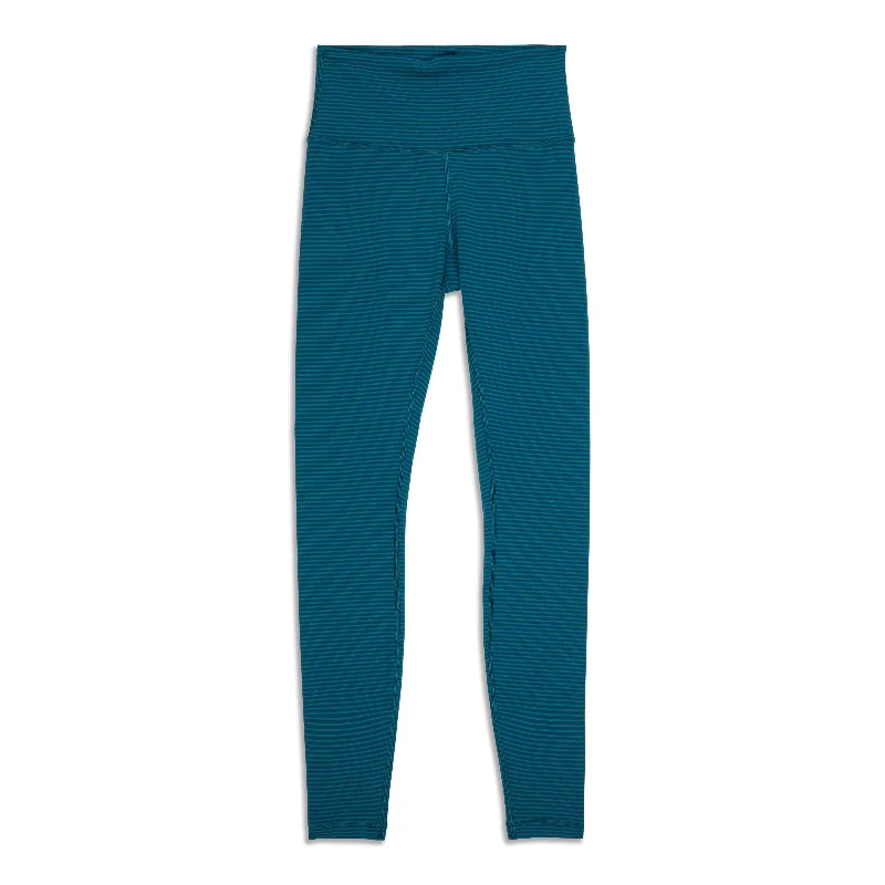 high-rise teal pants -Wunder Under High Rise Legging - Resale